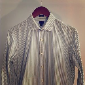Light Blue Striped Dress Shirt
